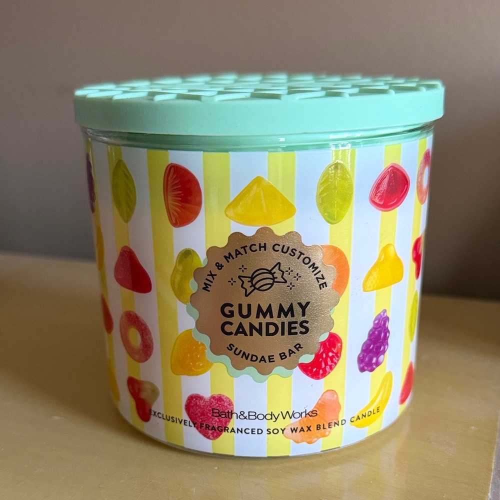 Gummy Candies Bath and Body Works Candle 3-wick